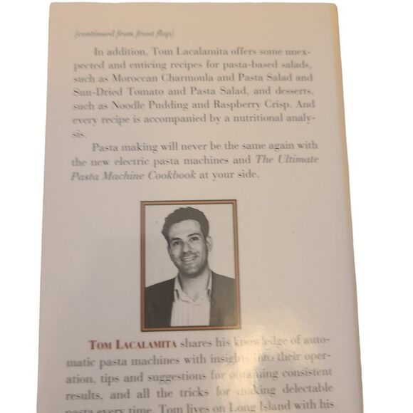 VINTAGE Cookbook The Ultimate Pasta Machine Hardbound Photos Recipes - Picture 11 of 13